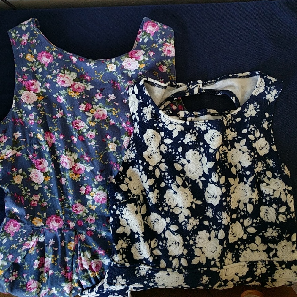 {SOLD}🍹Fit and Flare Floral Dress Bundle
